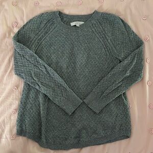 Loft Grey Crewneck Sweater - Size Small